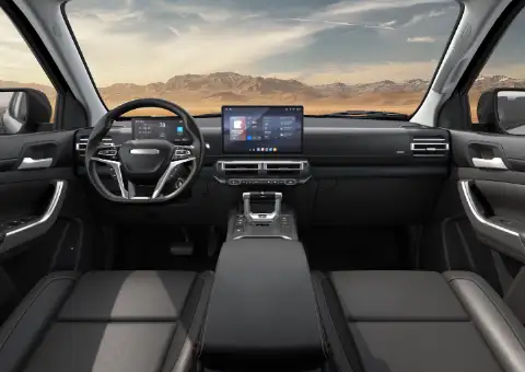 Maxus T60 instrumentpanel och 12,8-tums skärm